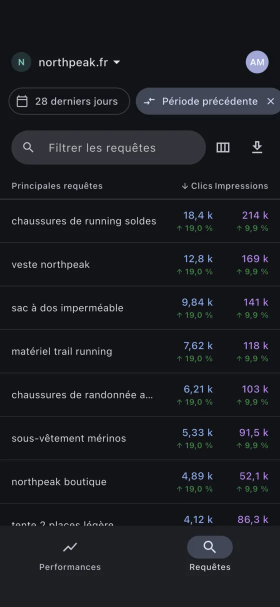 Requêtes